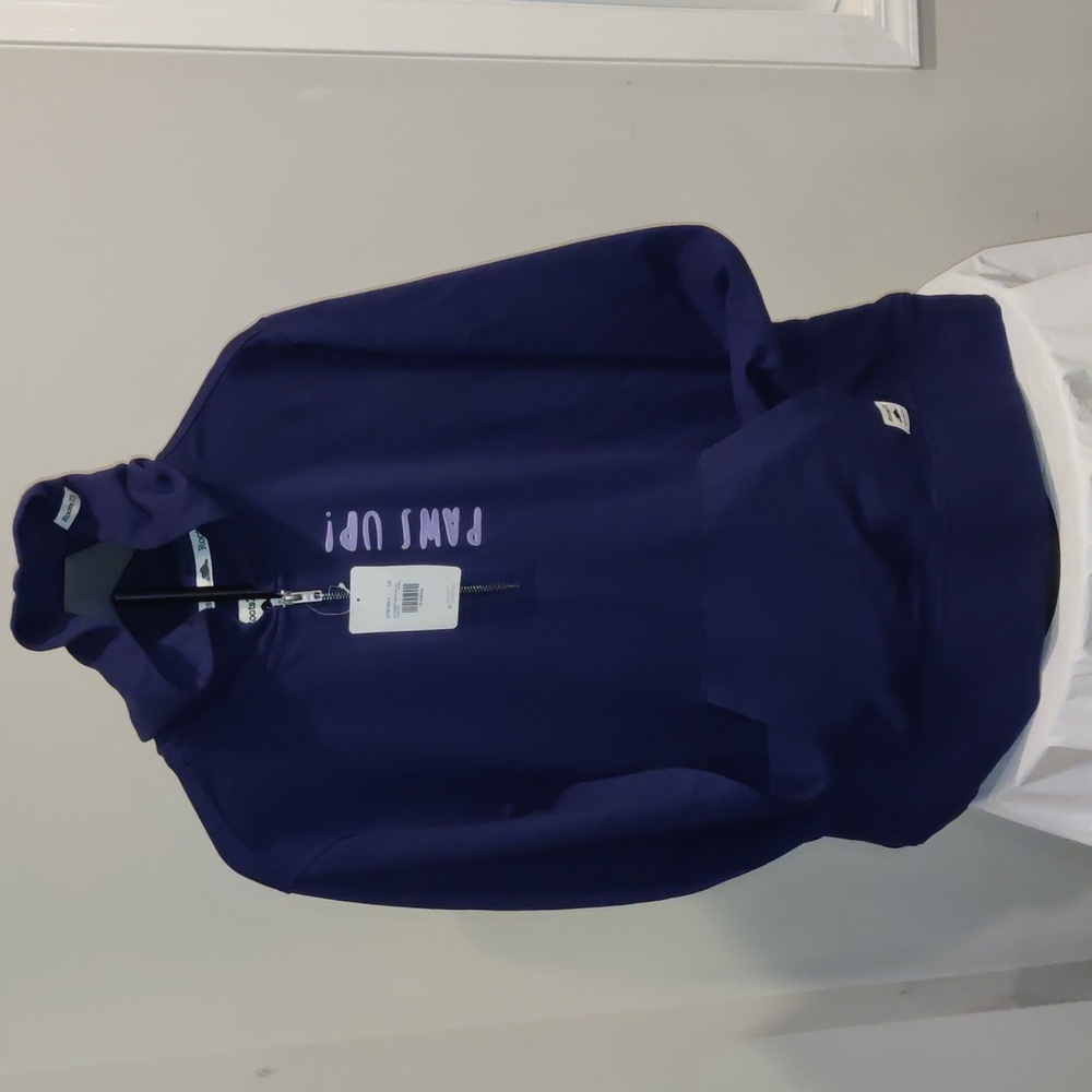 Roots 73 Classic Blue Unisex Hoodie Blue Indigo Size L